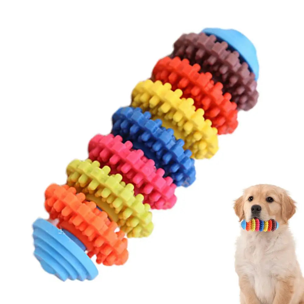 Colorful Puppy Teether Dog Toys Dog Teething Toys Dog Teeth Cleaning Toys Interactive Dog Toys Multifunctional Pet Playing