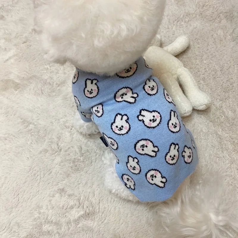 Winter Dog Sweater Pet Dog Clothes Chihuahua French Bulldog Costume Cute Dog Jersey Cat Coat Dog Overalls Puppy Knitted Sweater