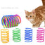 Kitten Coil Spiral Springs Cat Toys Interactive Gauge Cat Spring Toy Colorful Springs Cat Pet Toys Pet Products for Cats