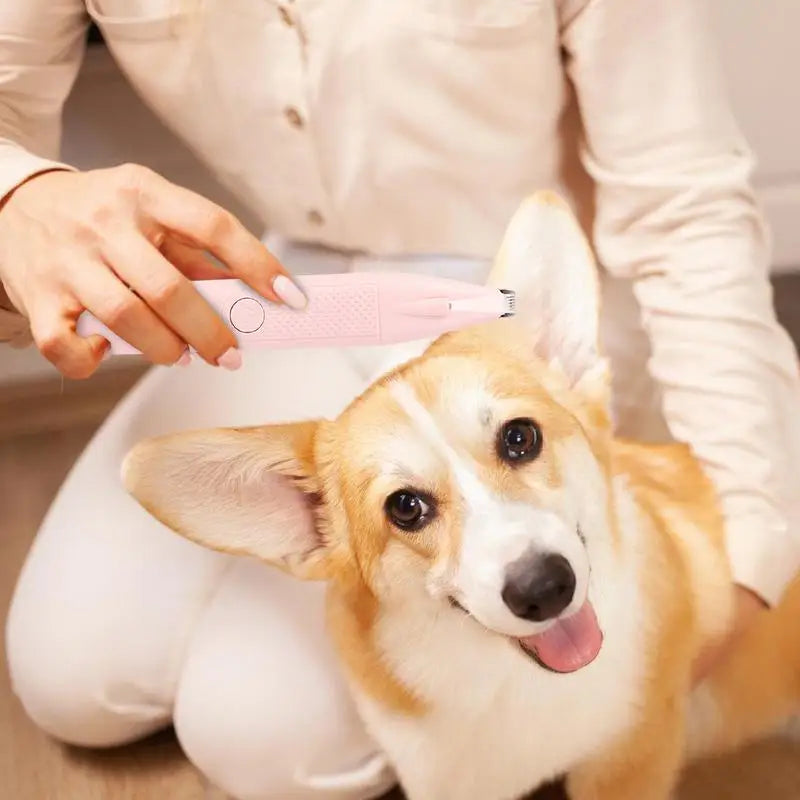 Cordless Dog Grooming Kit Cordless LED Light Rechargeable Multifunctional Pet Hair Clippers Pet Hair Clippers For Small Dogs