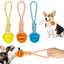 Dog Hemp Rope Toy With Ball