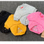 Dog Costume  Pet Clothes Crew Neck Korean Version Spring and Autumn Parent-child Wear Pure Cotton Four Colors Seven Sizes