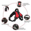 Pet Leash Medium and Large Dog Explosion-proof Punch Oxford Cloth Bone Chest Back Dog Leash Adjustable Strong Handle Chest Harne