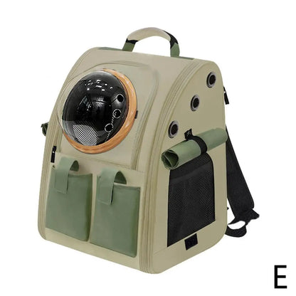 Space Capsule Pet Bag Large Space Portable Backpack For Cats And Dogs Small Pet Capsule Foldable Safe And Breathable Comfortable