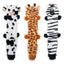 Dog Plush Toy Plush Unfilled Skinny Animal Skin Shell Pet Toy Squeaking Vocal Interactive Dog Toy Fleece Squeak Toys