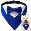Dog Wedding Bandana Collar Dog Collar Bow Tie Breathable Dog Tuxedo Adjustable Neck Scarf for Weddings Parties Birthdays