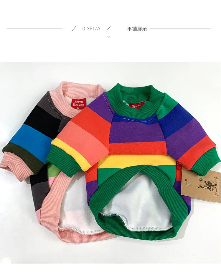 Parent-child Wear Pet Clothes  Puppy Clothes  Dog Costume  Dog Clothes for Small Dogs Printing Autumn and Winter