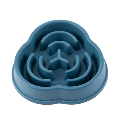 Slow Feeder Dog Bowls Slow Eating Pet Bowls Puzzle Anti-Gulping Interactive Bloat Durable Preventing Choking Healthy Dogs Bowl