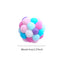 Cat toys Colorful handmade bell ball Elastic ball interactive chase pet supplies