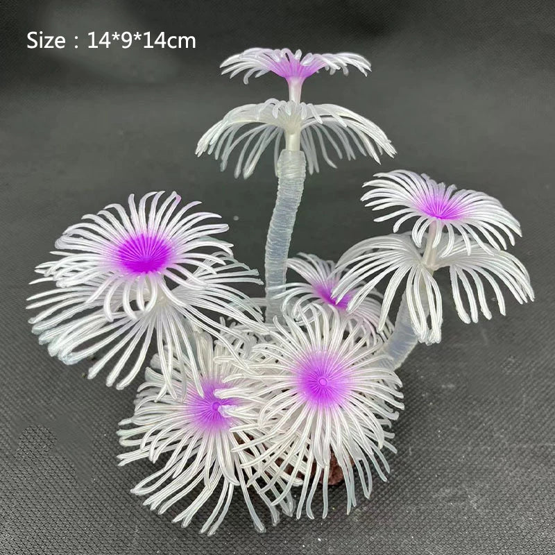 Artificial Underwater Coral Plastic Aquarium Fish Tank Simulation Decoration Aquarium Backgrounds Plants Water Grass Beautiful