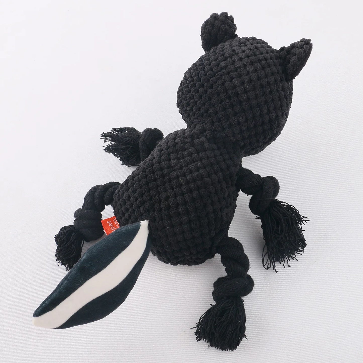 Dog Plush Toy Products Bite-resistant Plush Stuffed With Squeaky Tibetan Food Interactive Pet Dog Toy Skunk Fleece Squeak Toys