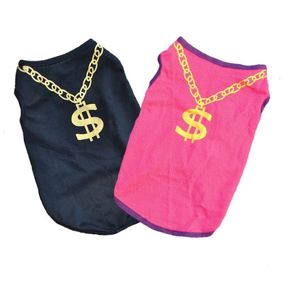2pc Quick Dry Dog Shirt, Mesh Summer Dog Clothes Dollar Vest for Small Dogs,Sun-Protection Sleeveless Shirts for Dog Puppy Vest