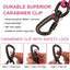Dog Tie Out Cable Leash, Double Durable Steel, Welded Clamp, Lead, Small, Medium, Large Dogs, Outdoor Leash Belt