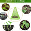 5Pcs Growth Box Planting Tent Reusable Square Use Plant Clock Cover To Protect Plants From Bird Frost and Snail Damage Green