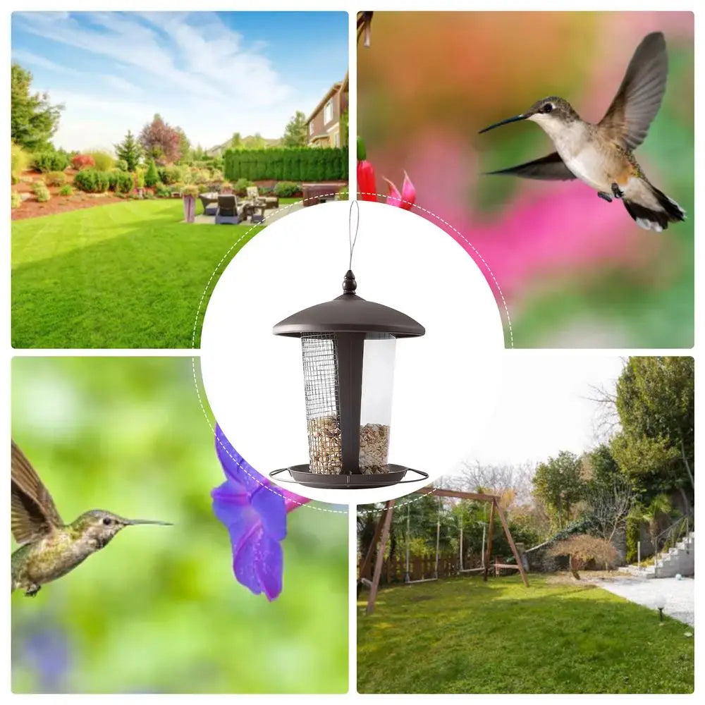 Wild Bird Feeders Cardinals Feeders Squirrel Proof Heavy Duty Large Capacity Weather And Water Resistant Includes Chains & Hook