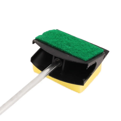UXCELL Aquarium Cleaning Brush Double Sided Head Sponge Household Window Glass Algae Cleaner Scrubber Fish Tank Clean Tools