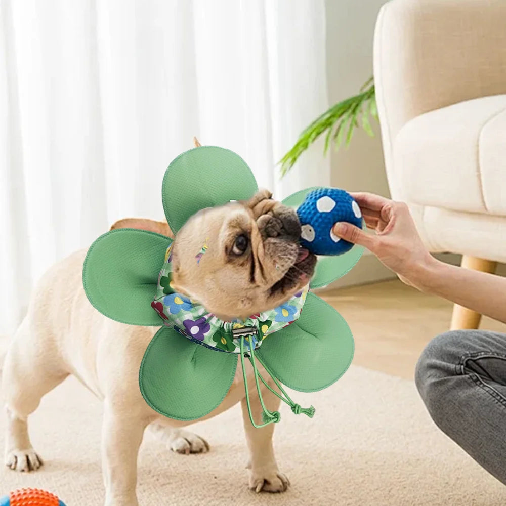 Dog Cooling Bandana Pet Summer Cool Neck Collars Cooling Reusable Petal Shape Adjustable Dog Neck Wrap For Bulldog Summer Hot