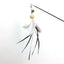 Interactive Cat Toy Handfree Cat Stick Playing Kitten Playing Teaser Wand Toy Suction Cup Bird/Feather Cat Wand Pet Supplies