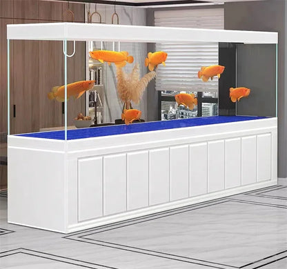 Wholesale Indoor Fish Custom Glass Aquarium Large Freshwater And Saltwater Fish Tank Full Set Frameless Fish Tank