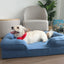 Denim Pet Sofa Kennel Removable Pet Kennel Cat Bed Cat Nest Summer Cool