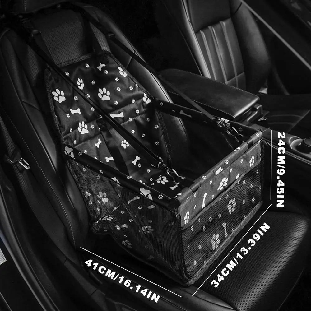 Pet Car Cushion Breathable Dog Seatbelt Car Seat 2 Small Dogs Dog Car Back Seats Travel Bed Dog Seat Comfortable And Safe For