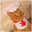 Halloween Chef Suit Pet Dog Clothes French Bulldog Cosplay New Year Pet Accessories Cute Gift Medium Costume Puppy Hat Collar