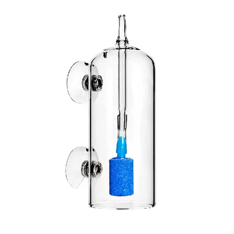 Glass Cover Fish Tank Aquarium Air Stone Oxygen Aerator Increasing Air Bubble Pond Pump Hydroponic Oxygen Supply High Quality