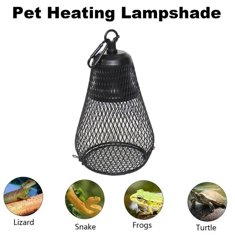 Reptile Anti-Scald Lamp Covers Heating Lamp Lampshade Ceramic Light Bulb Enclosure Safe And Durable Heating Lamp Lampshade For