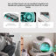 Extra Large One-Click Automatic Smart Cat Litter Box Durable PP Plastic with Fresh Air Poop Scoop Fully Automatic Cat Toilet