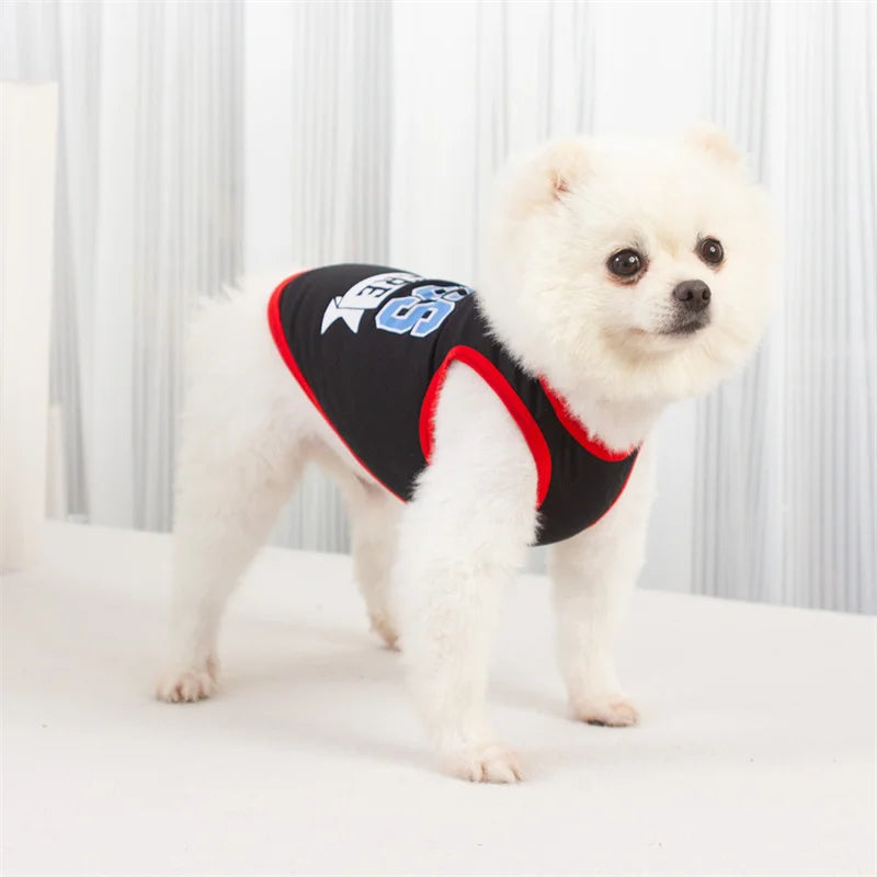 Lovely Cotton Pet Vest for Small Dogs Summer Puppy Dog Cat Clothes Pomeranian Poodle Chihuahua Shirts mascotas Clothing Apparels