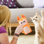 Chew Toys For Dogs Soft Cartoon Plush Dog Teethers Chew Toys Relaxing Sensory Toys Interactive Elastic Pet Toys With Sound For