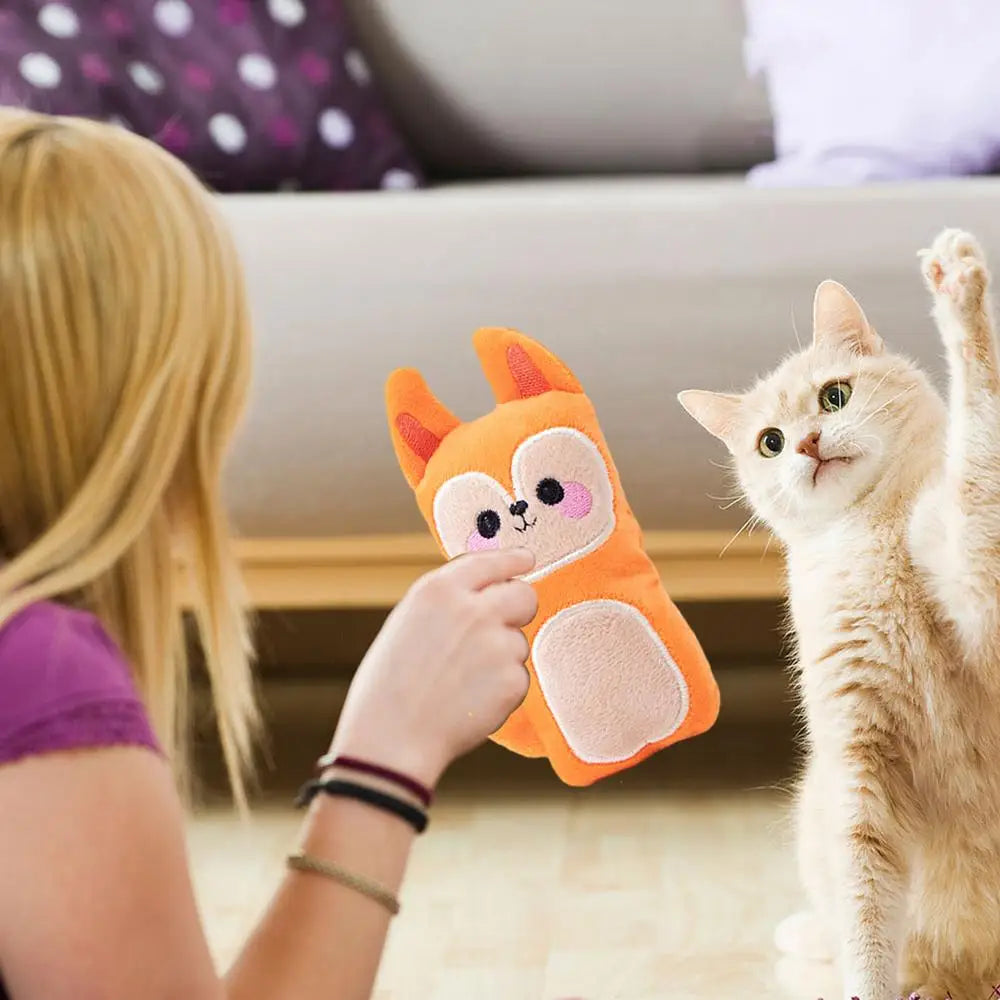 Chew Toys For Dogs Soft Cartoon Plush Dog Teethers Chew Toys Relaxing Sensory Toys Interactive Elastic Pet Toys With Sound For