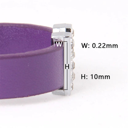 10mm Chrome Alloy Diamond Capital English Alphabet Jewelry Manual Diy Cat Claw Love Pet Collar Accessories