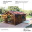 Manufacturer spot outdoor dog house wooden dog villa bite-resistant kennel rain-proof kennel can be customized dog house pet ca