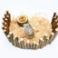 52cm Hamster Toy Fence Hedgehog Hiding House Small Pet Pet High And Low Cage Wooden Arch Bridge Hamster Play Area Wear-resistant