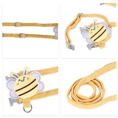 UXCELL 1 Set Cat Harness and Leash Set Cats Escape Proof Kitten Harness Small Yellow