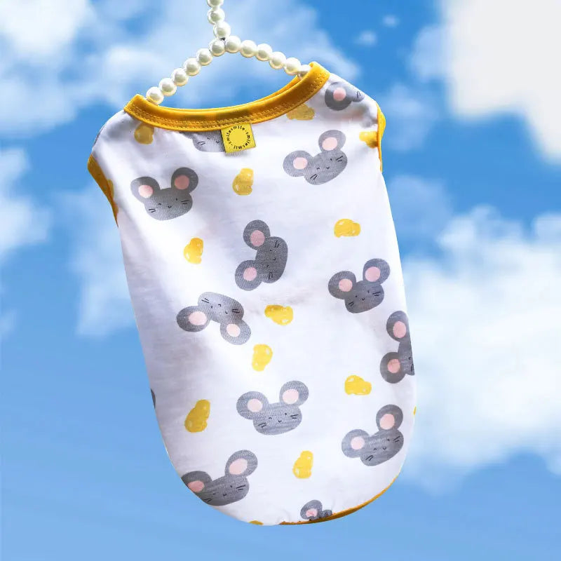 Large dog Summer  Tank Top Outdoor Breathable Short Sleeve Big dog  Pet Teddy cat Clothing T-shirt dog shirt  puppy clothes
