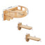 Wall Mounted Cat Climbing Wood Shelves Furniture Cat Bridge and Cat Hammock or Platform with Pedals for Kitten Perch and Rest