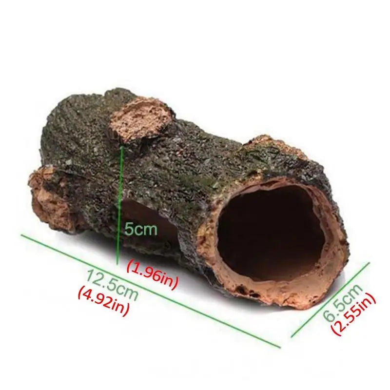 Aquarium Decor Hollow Trees Ornament For Aquarium Landscape Aquarium Tree Stump Rock Hollow Cave Stone For Cichlid Betta Fish