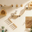 Cat Climbing Shelf Furniture Wooden Shelves for Cats Perches Activity Cat Tree Scraper Stairs Scratching Post Cat Wall Furniture