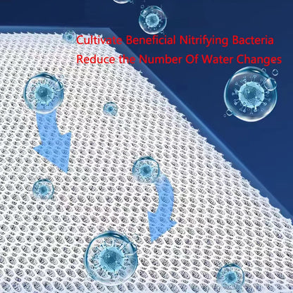8D Aquarium Fish Tank Filter Sponge No Glue Foam Biochemical Cotton Aquarium Filtration Accessories Efficient Filtration New