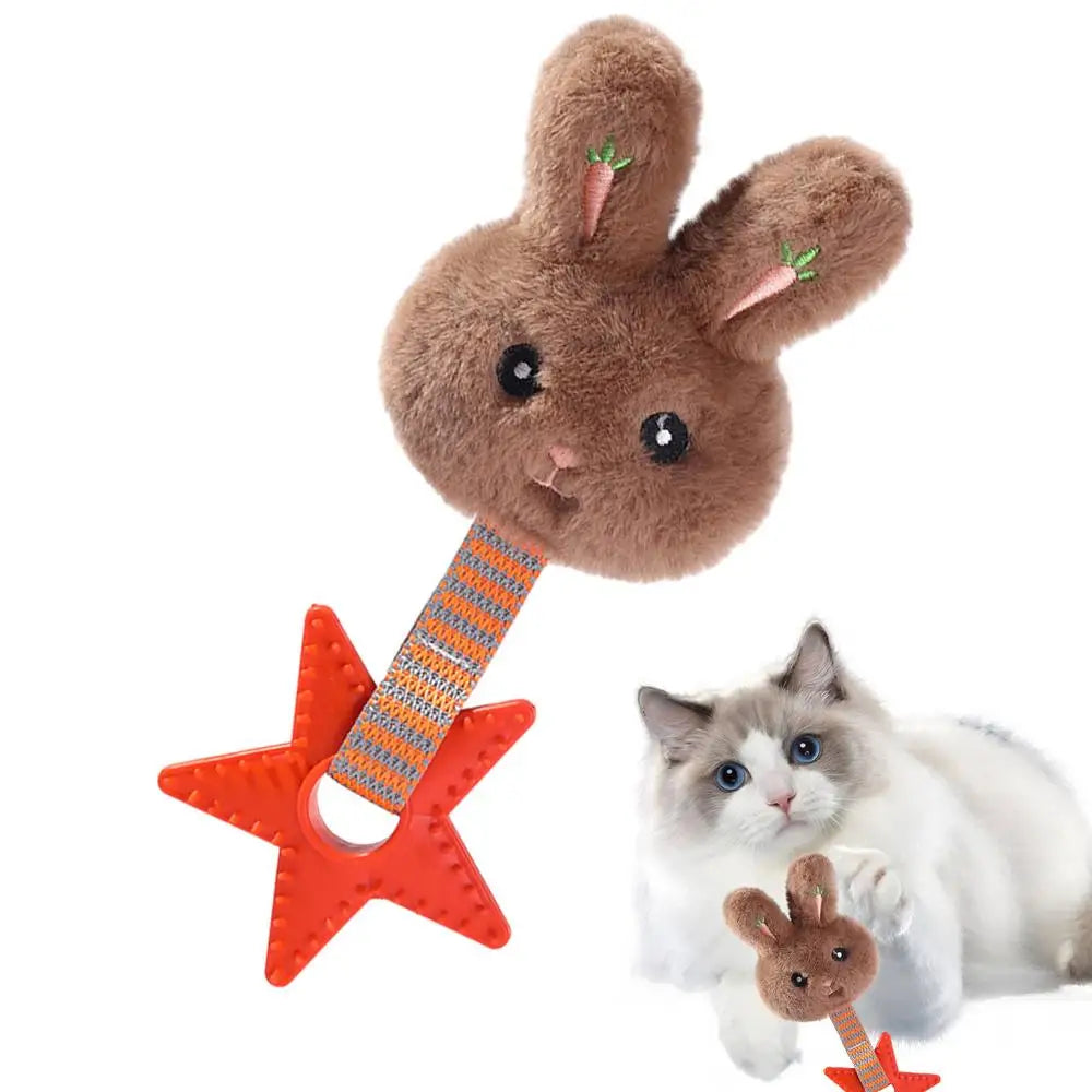 Pet Dog Sound Squeaky Toys Dog Chew Toy Cute Plush Chew-Resistant Squeaky Toys Puppy Sound Oral Care Soft Dog Supplies Pet Toys