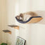 Cat Tree Cat Climbing Shelves Platform For Cat Hammock Four-step Ladders Sisal Steps And Post For Cat Playing And Climbing
