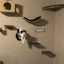 1 Piece Wall Mounted Cat Wood Shelf Cat Hammock and Jumping Platform with Stairway for Kittens Indoor Furniture Playing