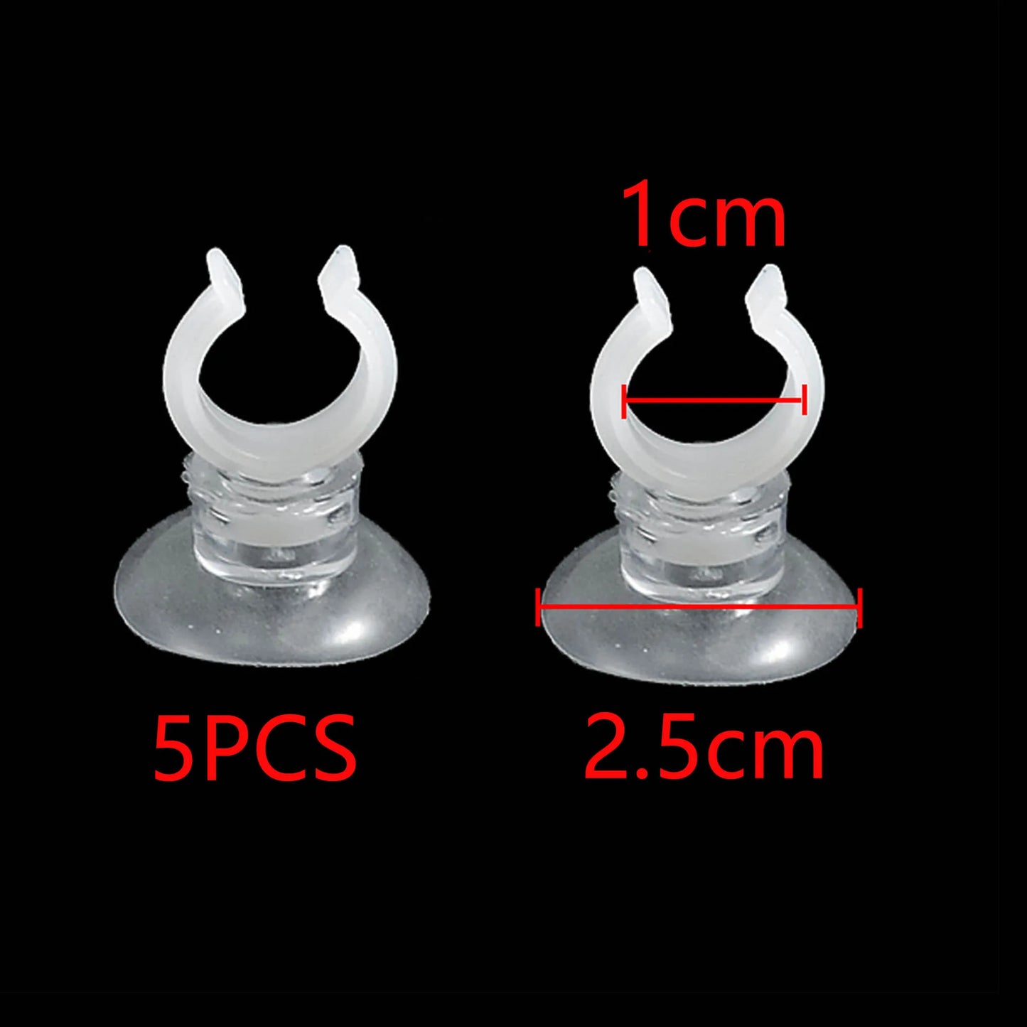 UXCELL Aquarium Suction Cup For 5/10/11/12.5/16/20/29mm Air Line Pipe Tube Wire Holder Used Sucker Fish Tank Pump Accessorie