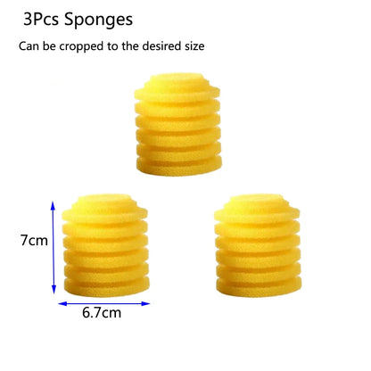 Aquarium Fish Poop Stool Toilet Manure Suction Filter Collector Fish Tank Biochemical Sponges With Media Balls Oxygen Increasing