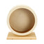 Hamster Running Wheel Golden Bear Mute Wooden Belt Bracket With Cork Pad Roller Sports Golden Bear Landscaping Pet Supplies