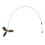 Uxcell Handheld Cat Teaser with Bell Fluffy Plume Teasing Sticks Flexible Fishing Rod Toy Indoor Scratching Pet Supplies