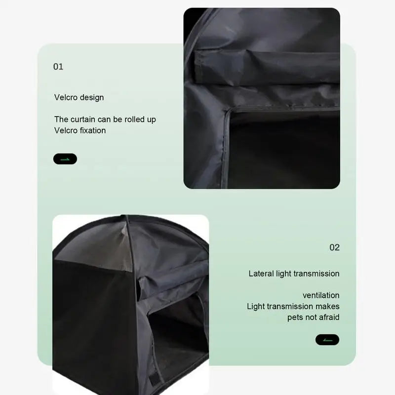 Portable Outdoor Dog Sunshade Breathable Foldable Dog Tent For Beach Anti-UV Small Animal Sun Shelter Puppy Beach Sun Shelter