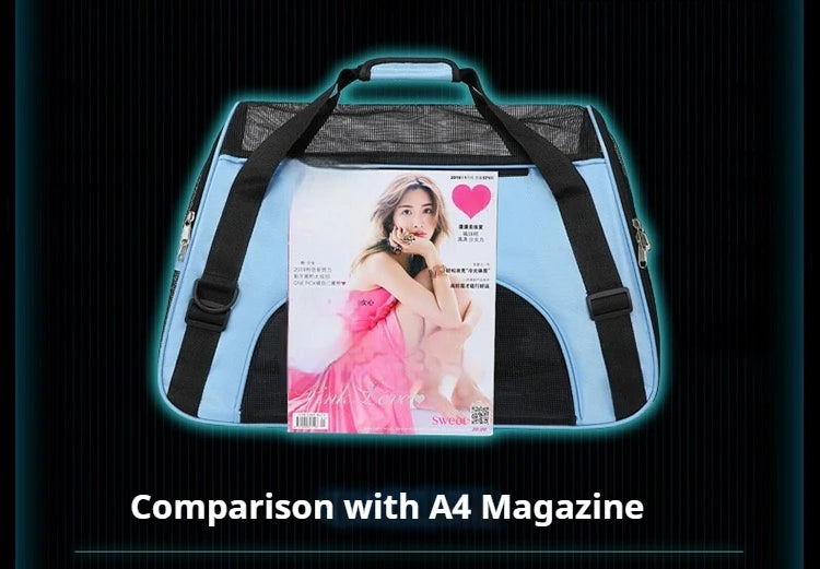 Portable Dog Cat Carrier Bag Pet Puppy Travel Bags Breathable Mesh Small Dog Cat Dogs Outdoor Tent Carrier Outgoing Pets Handbag